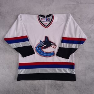 Vintage CCM Vancouver Canucks NHL Hockey Jersey Blank